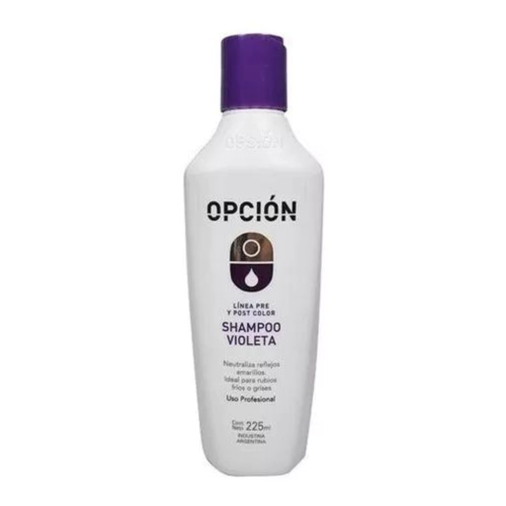 Opción Shampoo Violeta 900ml